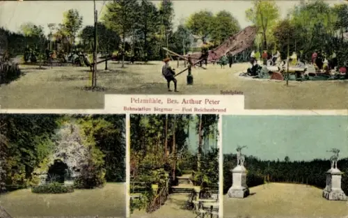 Ak Reichenbrand Chemnitz in Sachsen, Pelzmühle, Spielplatz