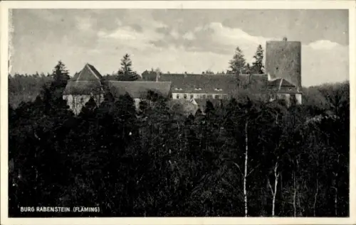 Ak Raben Rabenstein im Fläming, Burg Rabenstein