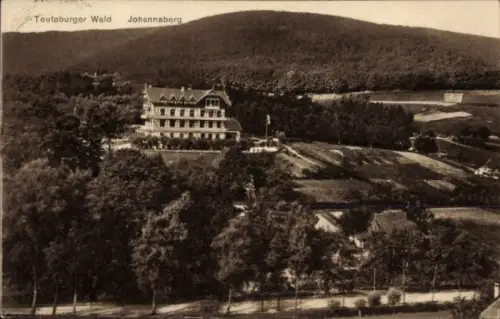 Ak Johannaberg Berlebeck Detmold im Teutoburger Wald,  Johannaberg, Hotel, Landschaft