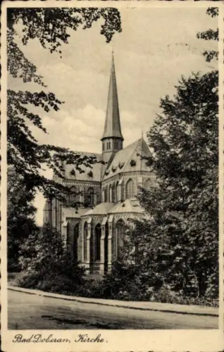 Ak Bad Doberan in Mecklenburg,  Kirche, 22.8.34, Aunes Reich