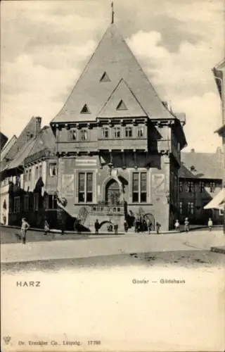 Ak Goslar am Harz, Gildehaus in  Harz,  von Dr. Trenkler Co., Leipzig