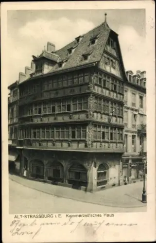 Ak Strasbourg Straßburg Elsass Bas Rhin, Kammerzell'sches Haus