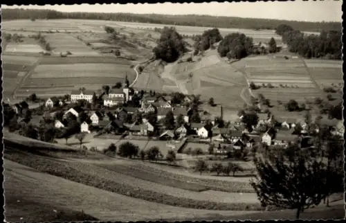 Ak Eineborn in Thüringen, Gesamtansicht, Kirche
