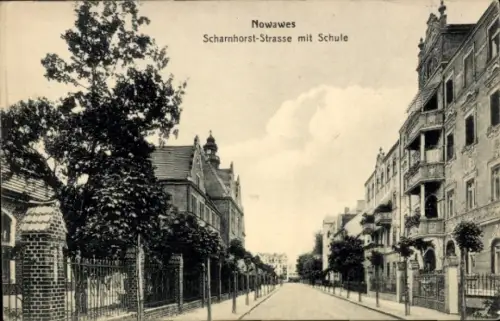 Ak Nowawes Babelsberg Potsdam, Scharnhorststraße, Schule