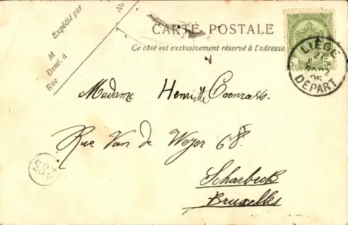 CPA Liege, Exposition 1905, Village Sénégalais