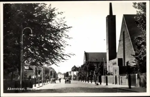 Ak Heerlen Limburg, Akerstraat, Kirche