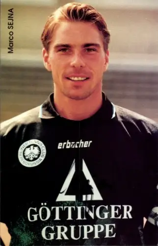Autogrammkarte Fußballer Marco Sejna, Tennis Borussia Berlin, Autogramm