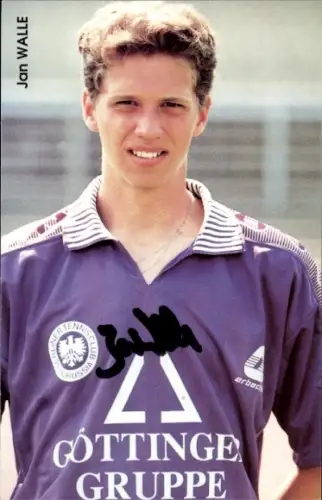 Autogrammkarte Fußballer Jan Walle, Tennis Borussia Berlin, Autogramm
