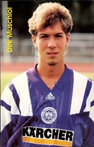 Autogrammkarte Fußballer Dirk Muschiol, Tennis Borussia Berlin, Autogramm