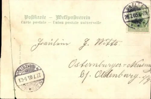 Litho Saales Saal Elsass Bas Rhin, Deutsch franz. Grenze