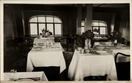 Ak Graf Zeppelin, LZ 127, Fahrgastraum, Innenansicht