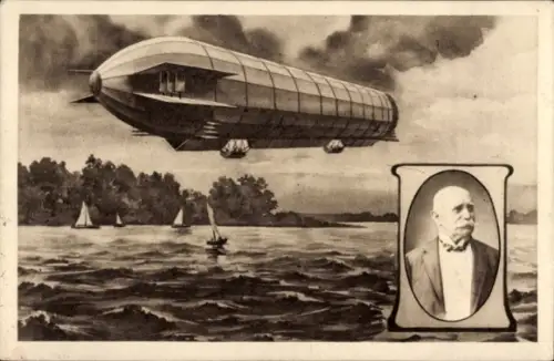 Ak Graf Zeppelin, Luftschiff