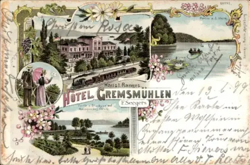 Litho Gremsmühlen Malente in Ostholstein, Hotel Gremsmühlen