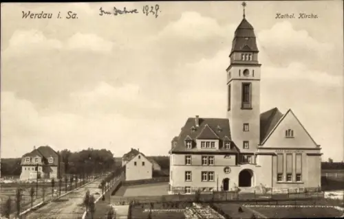 Ak Werdau in Sachsen, Kirche