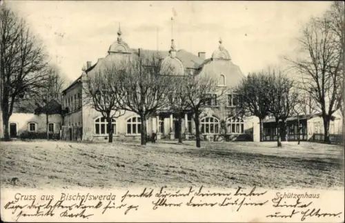 Ak Bischofswerda im Kreis Bautzen, Schützenhaus
