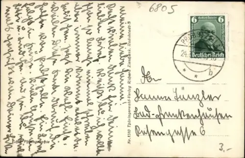 Ak Probstzella in Thüringen, Fliegeraufnahme