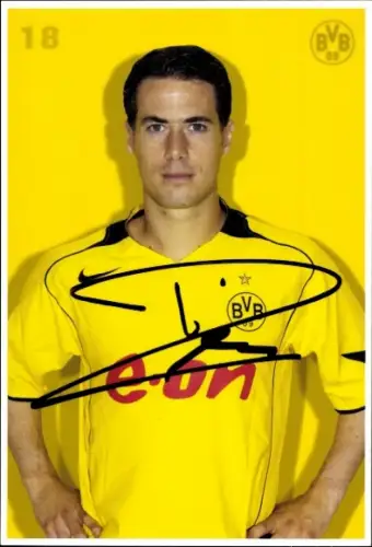 Autogrammkarte Fußballer Lars Ricken, Borussia Dortmund / BVB 09, Autogramm