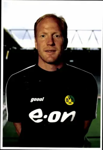 Autogrammkarte Fußballer Matthias Sammer, Borussia Dortmund / BVB 09, Autogramm