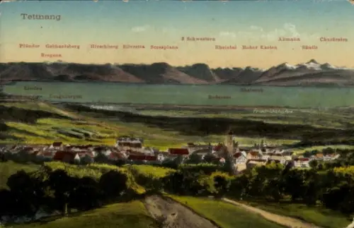 Ak Tettnang in Württemberg, Gesamtansicht