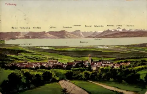 Ak Tettnang in Württemberg, Gesamtansicht