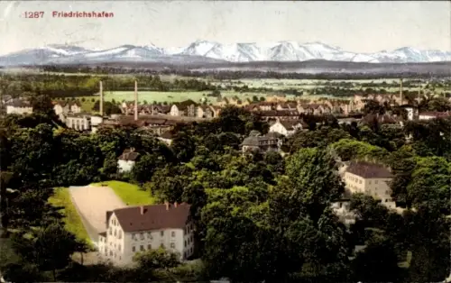 Ak Friedrichshafen am Bodensee, Gesamtansicht