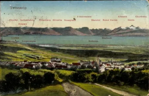 Ak Tettnang in Württemberg, Gesamtansicht