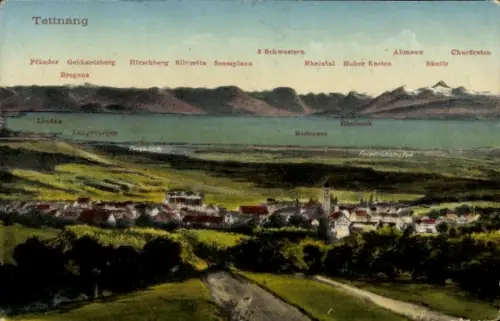 Ak Tettnang in Württemberg, Gesamtansicht
