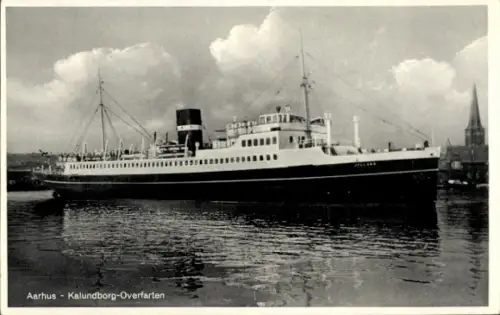 Ak Århus Aarhus Dänemark, Kalundborg-Overfarten