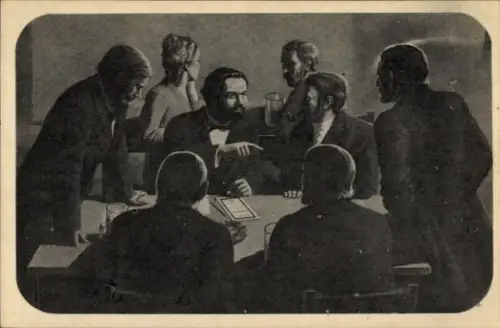 Foto Ak Arbeiterbewegung, Karl Marx?