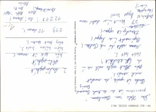 3-D Ak Spanisch Vessel, Spanisches Segelschiff