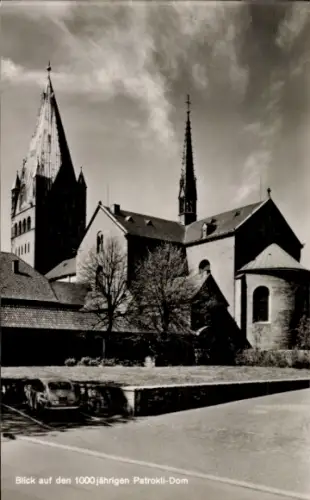 Ak Soest in Westfalen, Blick auf den Patrokli-Dom, 1000 Jahre alt, Soest