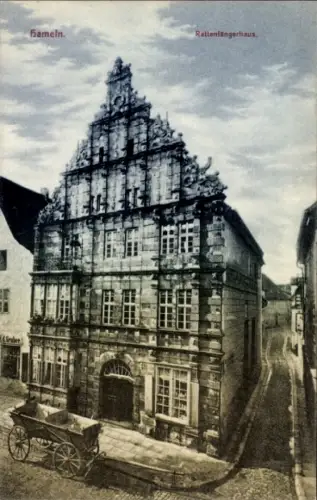 Ak Hameln an der Weser Niedersachsen, Rattenfängerhaus