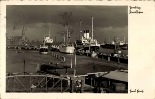 Ak Hamburg Mitte Neustadt, Jonashafen