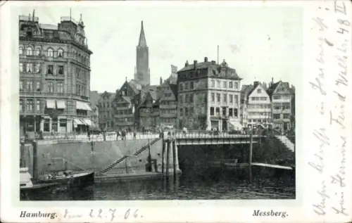 Ak Hamburg Mitte Altstadt, Meßberg, Messberg