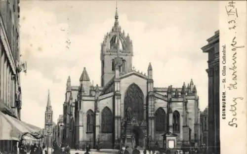 Ak Edinburgh Schottland, St. Giles Cathedral