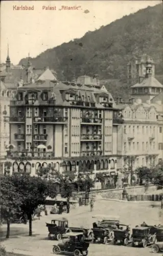 Ak Karlovy Vary Karlsbad Stadt, Palast Atlantic