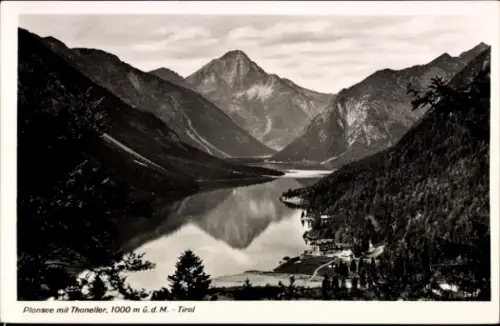 Ak Reutte Tirol Österreich, Plansee mit  Thaneller