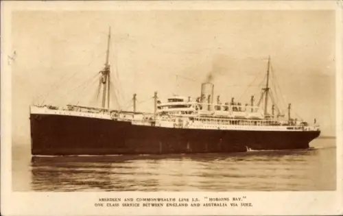 Ak SS Hobsons Bay, Aberdeen and Commonwealth Line