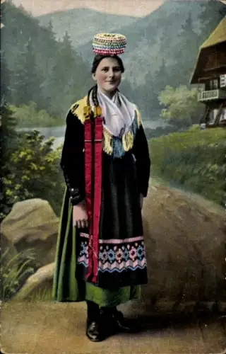 Ak Schwarzwald, Kinzigtäler Schäppeljungfer