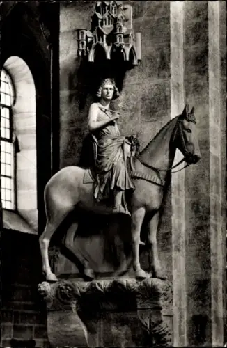 Ak Bamberg in Oberfranken, Domreiter