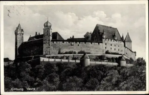 Ak Coburg in Oberfranken, Veste