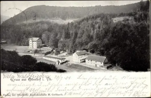 Ak Oberhof im Thüringer Wald, Teilansicht