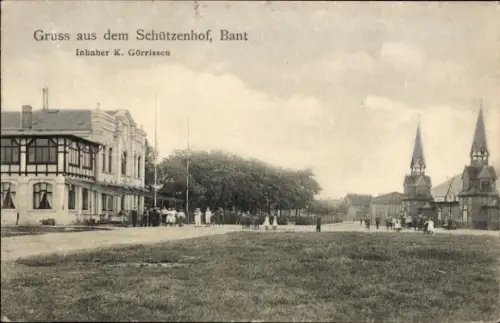Ak Bant Wilhelmshaven, Schützenhof, Inh. K. Görrissen