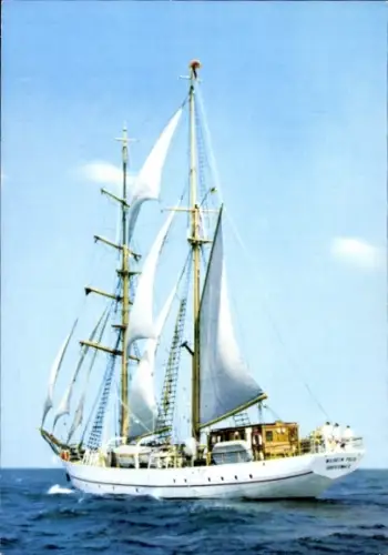 Ak Segelschulschiff Wilhelm Pieck, Volksmarine