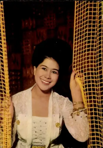 Ak Sängerin Anneke Grönloh, Portrait