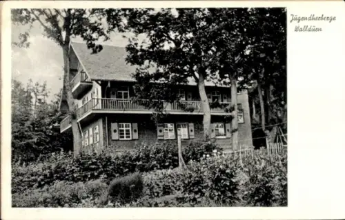 Ak Walldürn im Neckar Odenwald Kreis, Jugendherberge, Fassade