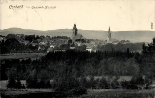 Ak Korbach in Hessen, Gesamtansicht