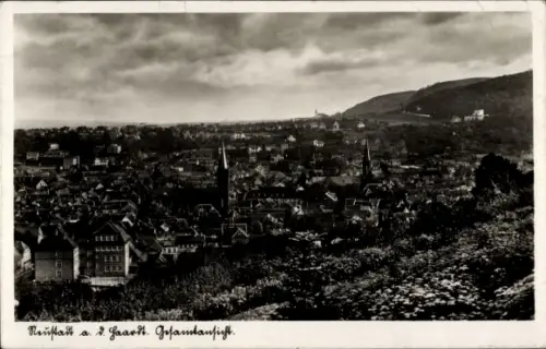 Ak Haardt an der Weinstraße Neustadt a. d. W.,  Gesamtansicht, Stadtansicht, Landschaft
