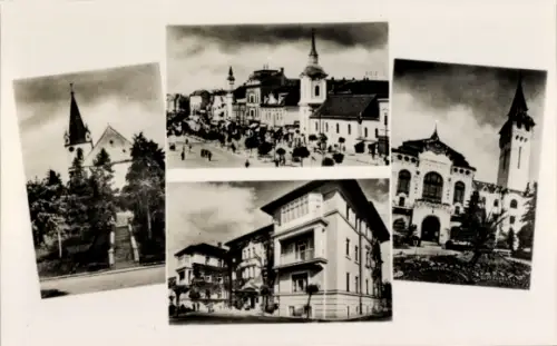 Ak Târgu Mureș Neumarkt am Mieresch Marosvásárhely Siebenbürgen Rumänien, Teilansichten, Kirche