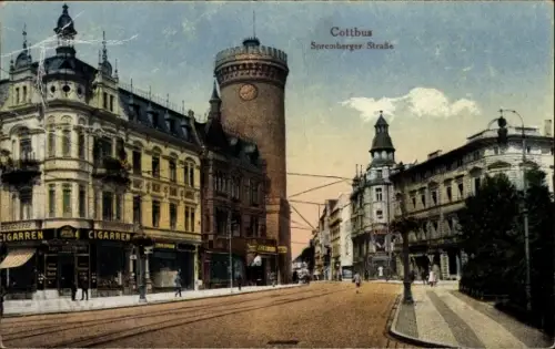 Ak Cottbus in der Niederlausitz, Spremberger Straße
